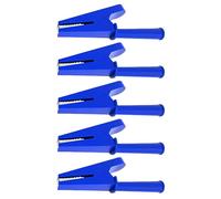 Pince en caoutchouc isolé plaqué cuivre, Blue | Caoutchouc isolé avec trou de fiche banane de 4 mm pour le et la sécurité des fils d ' alimentation à courant