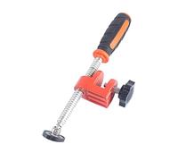 Pince en F à bord unique pour le travail du bois - Fixation fixe avec manchon en caoutchouc anti-pression - Pinces F - Travail du bois robuste