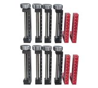 Pince en G verrouillable à 5 positions, poignée ergonomique, sans marquage, pour projets de construction d'atelier, maintien sûr, 60 mm en aluminium léger