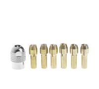 Pince En Laiton Dremel, 7 Pièces/Lot, 1.0/1.6/2.0/2.4/3.0/3.2 + Dremel Check M8 * 0.75 S 'adapte Aux Outils Rotatifs Dremel, Accessoires Dremel