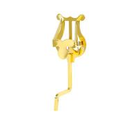 Pince en métal plaqué pour partitions de musique Tubas Marchings Lyre Musique partition Instrument en laiton Support de papier Facile à utiliser Métal plaqué