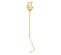 Pince en métal plaqué pour partitions de musique Tubas Marchings Lyre Musique Partition Instrument Musique Support en laiton Facile à utiliser