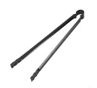 Pince en métal pour barbecue et incendie, conçue pour plus de résistance et de résistance à la chaleur avec une prise en main sûre pour un meilleur contrôle