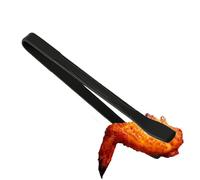 Pince en Silicone - Antiadhésive et Résistante à la Chaleur,Ustensile de Cuisine Nomade | Pour Service, Camping, Chef, Friture, Viande, Bacon, Poulet, Gâteau, BBQ, Débutant