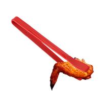 Pince en Silicone pour la Cuisine,Antiadhésive et Résistante à la Chaleur - Ustensile de Cuisine Nomade,pour Chef, Friteuse, Viande, Bacon, Poulet, Gâteau, Salade, Maison, Barbecue,