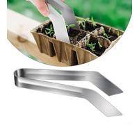 Pince ergonomique en acier inoxydable pour une transplantation et un entretien précis des plantes
