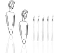 Pince et fourchette à escargots en acier inoxydable Vendos85