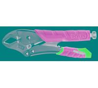 Pince-étau à mâchoire courbe sans gâchette 175 mm