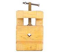 Pince étau plate en bois Klanata, mini-pince plate pour table de bricolage, diamètre de la tige : 50 mm, ouverture maximale : 60 mm, pour le travail du bois, la sculpture, le (Lit de joint de petit