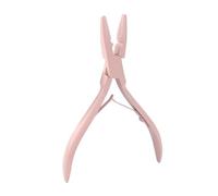 Pince extension cheveux Kit d'outils professionnel de pince d'application d'extensions cheveux Micro anneau for la plus proche perles lien(Pink)