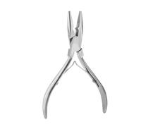 Pince Extension Cheveux Pince d'extension de cheveux professionnelle, pince d'application trame, Micro maillons, perles plus proches(Silver)