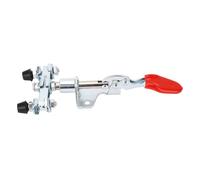 Pince F à double tête, pince push-pull à action rapide avec une capacité de 45 kg et une course de 16,7 mm, fer réglable pour le travail du bois et le bricolage