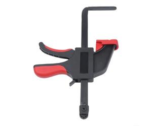 Pince F pour scie à rail avec force de serrage de 90 kg et embouts de protection pour un contact sécurisé sans marquage (B)