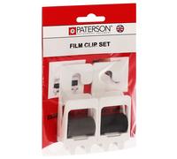 Pince film PATERSON en plastique et acier inoxydable - Lot de 2 clips