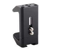 Pince Fixe pour Banque de Puissance, Trou de Vis Universel de 1/4 Pouce Anodisé Pince de Banque de Puissance Usinage de Précision CNC pour Batterie Rechargeable