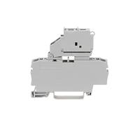 Pince fusible 0,25-2,5qmm gris - Bornier 5x20 mm G-fusible 6A 6,2mm 2002-1611