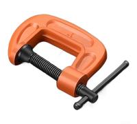 Pince G en acier moulé avec poignée en T antidérapante pour protection de surface pour le travail du bois, le travail des métaux, poignée ergonomique en plastique, tige filetée traitée thermiquement