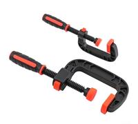 Pince G en plastique pour machines de travail du bois prenant en charge un réglage rapide de la plage de serrage et un maintien sûr dans les tâches de menuiserie (7,6 cm)