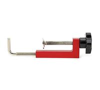 Pince G pour le travail du bois, pinces fixes de 70 mm à 150 mm, outil manuel de qualité industrielle avec construction en alliage d'aluminium pour l'installation de clôtures et (Rouge)