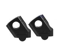 Pince Guidon Réhausseur De Guidon pour Moto pour Kawasaki pour Z900, Adaptateur De Rallonge De Fixation pour Rehausseur De Guidon, Support Arrière. Tige Fixation(Noir)