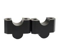 Pince Guidon Riser Rehausseur De Guidon pour Moto pour Benelli TRK 702X, Kit De Réglage De Déport Et D'extension, Adaptateur De Support De Rehaussement Hauteur Adaptateur(Noir 1)