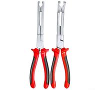 Pince haute résistance de 22,9 cm pour la manipulation de connecteurs d'éléments chauffants et de bornes de capteur dans des espaces restreints (22,9 cm droite)