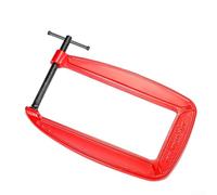 Pince industrielle de type G conçue pour le travail du bois, construction robuste, ouverture de mâchoire de 110 mm, profondeur de gorge de 305 mm (d)