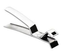 Lacor Pince plate en inox 62998 embouts silicone argenté pour bac gastronomique