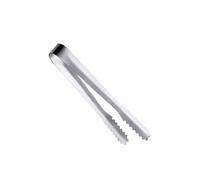 Pince Inox Cuisine Lot de 2 ou 4 mini pinces à glace en acier inoxydable doré, sucre, glaçons, accessoires cuisine, pince service métal for barbecue, 14,5 cm pour cuisine(Silver,2Pieces)