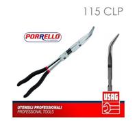 Pince Longue À Bec Mezzotonds Pliés 45° Double Joint Usag 115 CLP U01150021