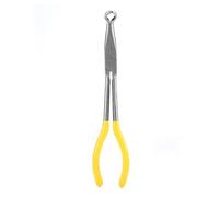 Pince longue à nez courbé en acier de haute qualité, outil de réparation artisanal à 45/90 degrés pour les Services de télécommunication des véhicules (Type O étendu)