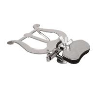 Pince Lyre de fanfare réglable, support à clip antidérapant, double mécanisme, accessoires d'instruments de musique pour trompette, trombone