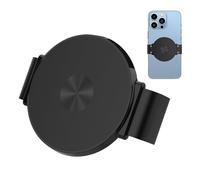 Pince magnétique pour téléphone, pince arrière de téléphone à fixer au support magnétique | métallique antidérapante absorbant les chocs pour tableau de bord, selfie, maison
