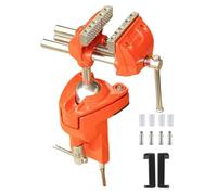 Pince multi-angle pour bancs, étau durable, en acier moulé, base pivotante à 360 degrés pour réparations à domicile, gravure, meulage