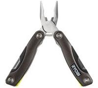 pince multifonction 14-en-1 - ryobi - pince, ciseaux, décapsuleurs, couteau, tournevis, pince, poinçon, scie, lime, lames - Acier inoxydable, aluminium, ABS G