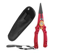 Pince multifonction | outil pour couper des appâts, pinces pour décrocher l'hameçon et les anneaux fendus, pour l'eau salée et le bateau et la rive de la randonnée, le camping, les activités de plein
