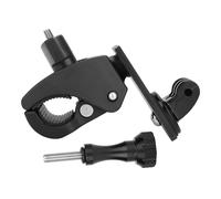Pince multifonctionnelle avec double rotule, patin en caoutchouc antidérapant, filetage standard 1/4"-20, compatible GoPro, convient aux tubes de 16