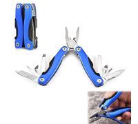 Pince Multifonctions en Acier Inoxydable, Outil Multifonction, 11 en 1 Outil Multifonction de Poche avec Tournevis Scie Ouvre-boîte Couteau et bien plus encore pour Camping Randonnée Réparation Simple