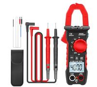 Pince multimètre numérique 600 A Courant True RMS Pince ampèremètre Auto Rang 6000 Multimètre DC AC Tension Hz Ohm NCV Testeur (ZT-QS4)