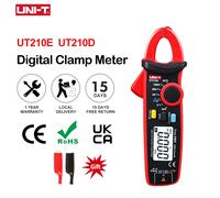 Pince multimètre numérique de courant AC DC UNI-T UT210E UT210D, pince True RMS, ampèremètre, testeur de tension, fréquence VFC, compteur de capacité UT210D