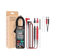 Pince multimètre numérique ST212, ampèremètre CC/CA, 6000 points, 400 A, grand écran couleur, testeur de tension for voiture, Hz, NCV, Ohm(ST212 Black with box)