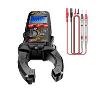 Pince Multimètre - Testeur de Tension | Multimètre à Pince Multifonction 6000 Points avec Torche et Rétroéclairage pour Tension CC/CA, Capacité, Résistance, Température