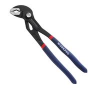 Pince Multiprise de Pointe 250 mm avec Multi Position de Rainure et Machoire Courbee WORKPRO, Pince Plombier pour Reparation de Plomberie et Usage Domestique