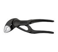 KNIPEX Cobra XS Mini-Pince multiprise, 100 mm, écrous jusqu'à 24 mm, tuyaux jusqu'à 28 mm, réglage fin par bouton pression, autobloquante, 87 00 100