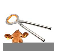 Pince nasale pour bétail, équipement d'élevage de bétail, pince nasale ergonomique en acier inoxydable pour gestion du bétail