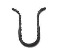 Pince Nez Anti Buée Croclip NOIR - Spécial Extérieur - Solide, Réutilisable, Innovant - Limite la buée sur les Lunettes - Se Fixe par l’Extérieur - Fabriquée en Allemagne