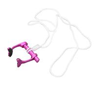 Pince-Nez de Natation, Bouchons de Nez D'apnée avec Sangle Anti-Perte pour Les Débutants en Plongée d'urgence(Violet)