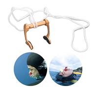 Pince-Nez de Natation, Pince-Nez de Plongée en Silicone, Bouchons de Nez de Natation avec Sangle Anti-perte pour L'entraînement des Débutants en Plongée (Rond)