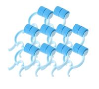 Pince-nez en Pom EVA Portable 16 Pièces pour Voyage Extérieur | Compacte et Pratique, Accessoires Respiratoires, Réduit le Mucus , Usage Mobile, Lot de Seize