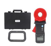 Pince numérique Ohmmètre Testeur de résistance de terre haute précision Plage 0,01 1000Ω 99 Stockage de données Antichoc Anti-poussière pour la maintenance électrique Systèmes